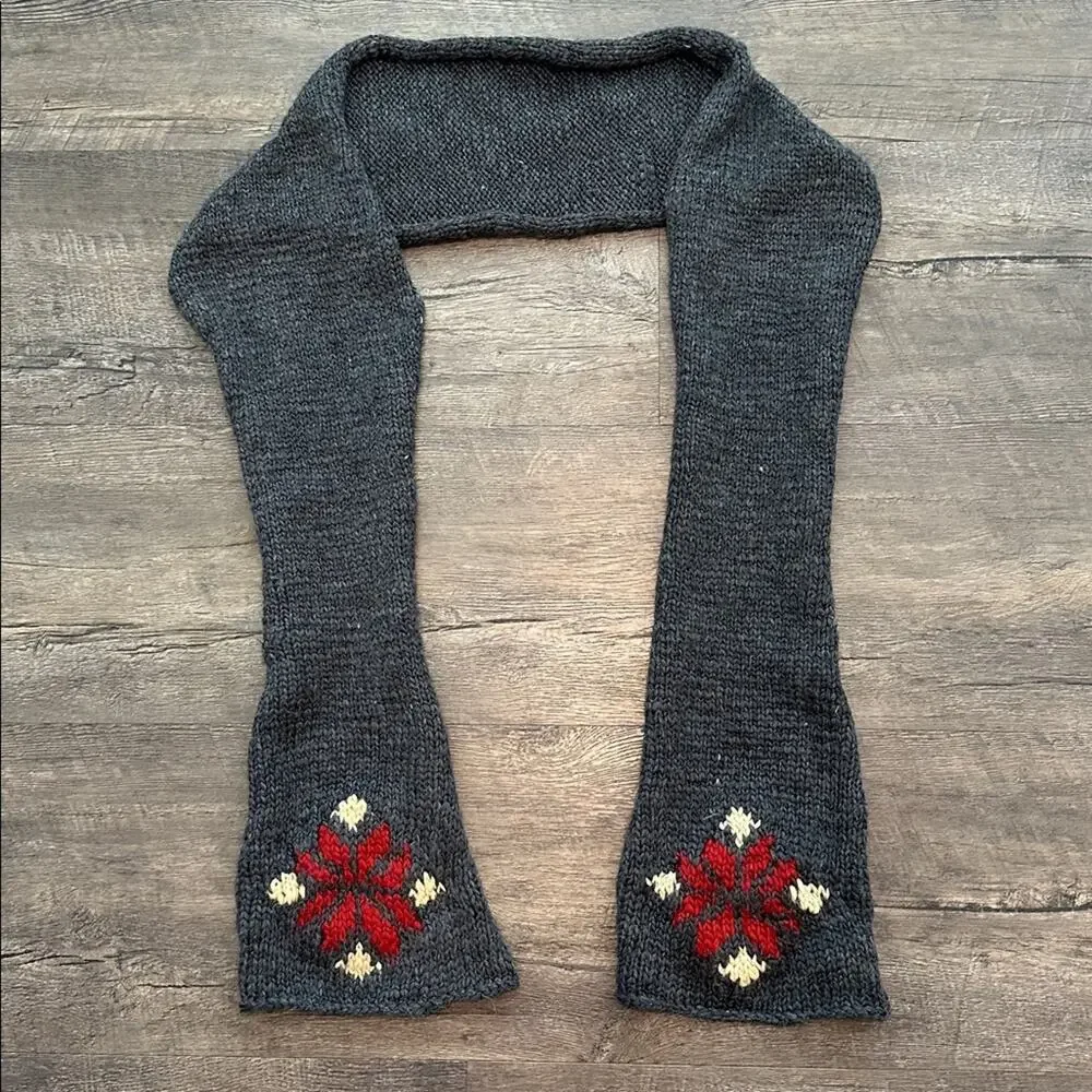 Sonoma Life Style Men’s Snowflake Chunky‎ Knit Scarf